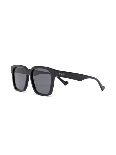 GUCCI square-frame tinted sunglasses outlook