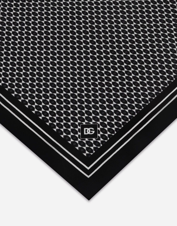 Printed silk pocket square - 2