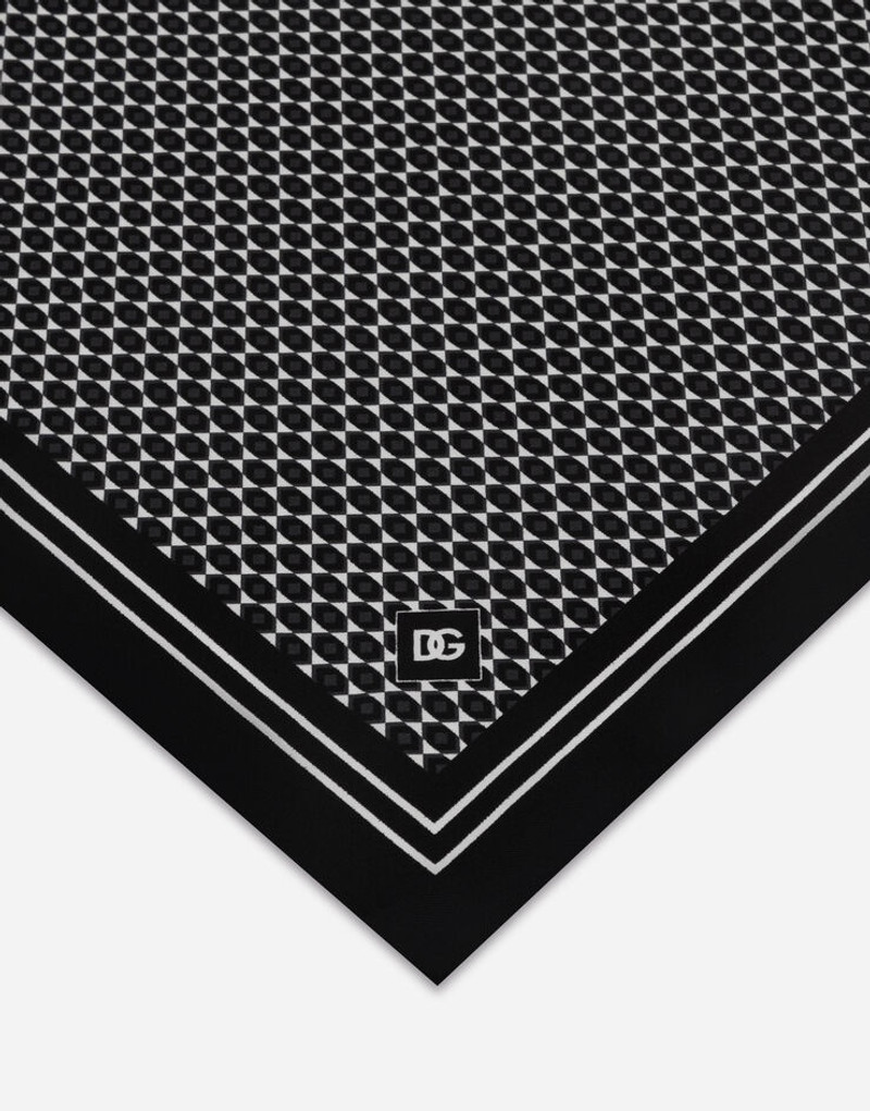 Dolce & Gabbana Printed silk pocket square outlook