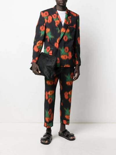 KENZO abstract-pattern tailored trousers outlook