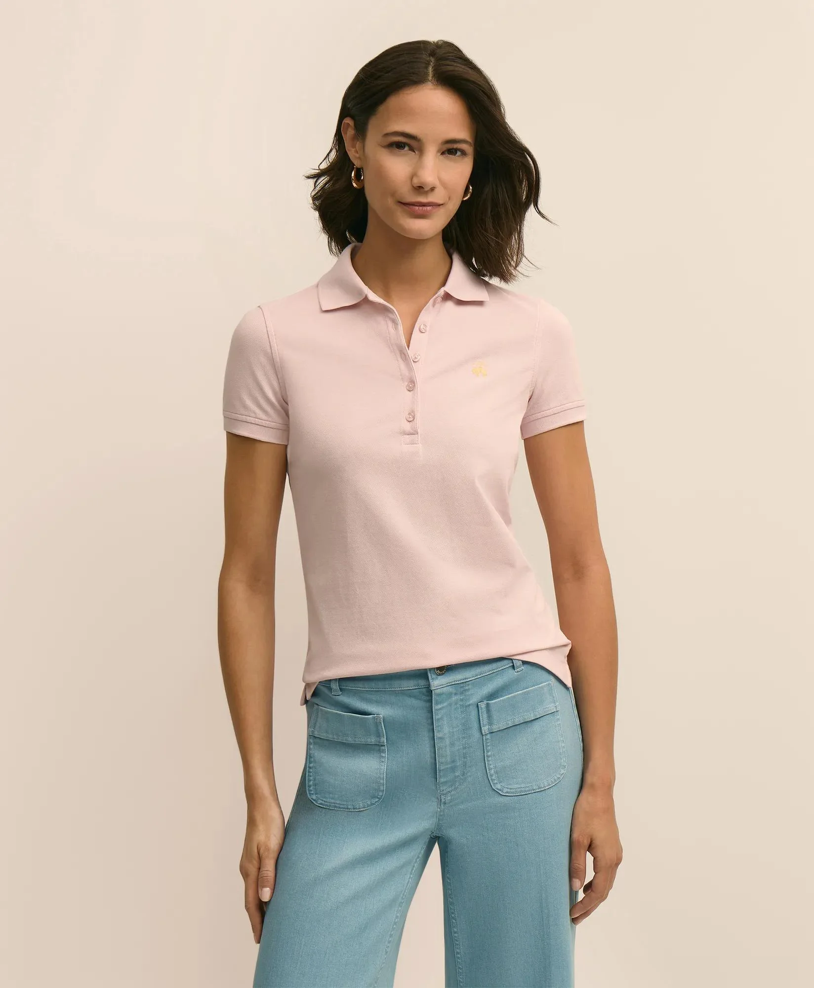 Supima® Cotton Pique Polo Shirt - 1