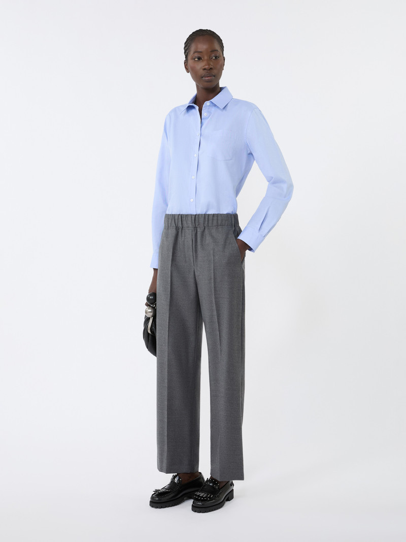 WEEKEND Max Mara HATELEY Wool flannel trousers outlook