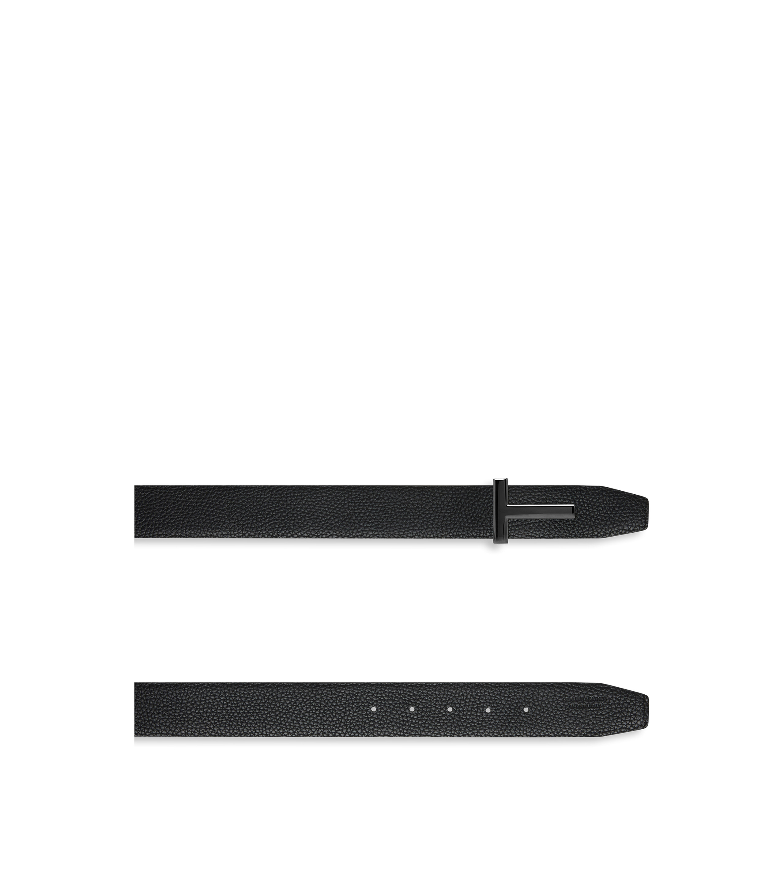 GRAIN LEATHER T ICON BELT - 2