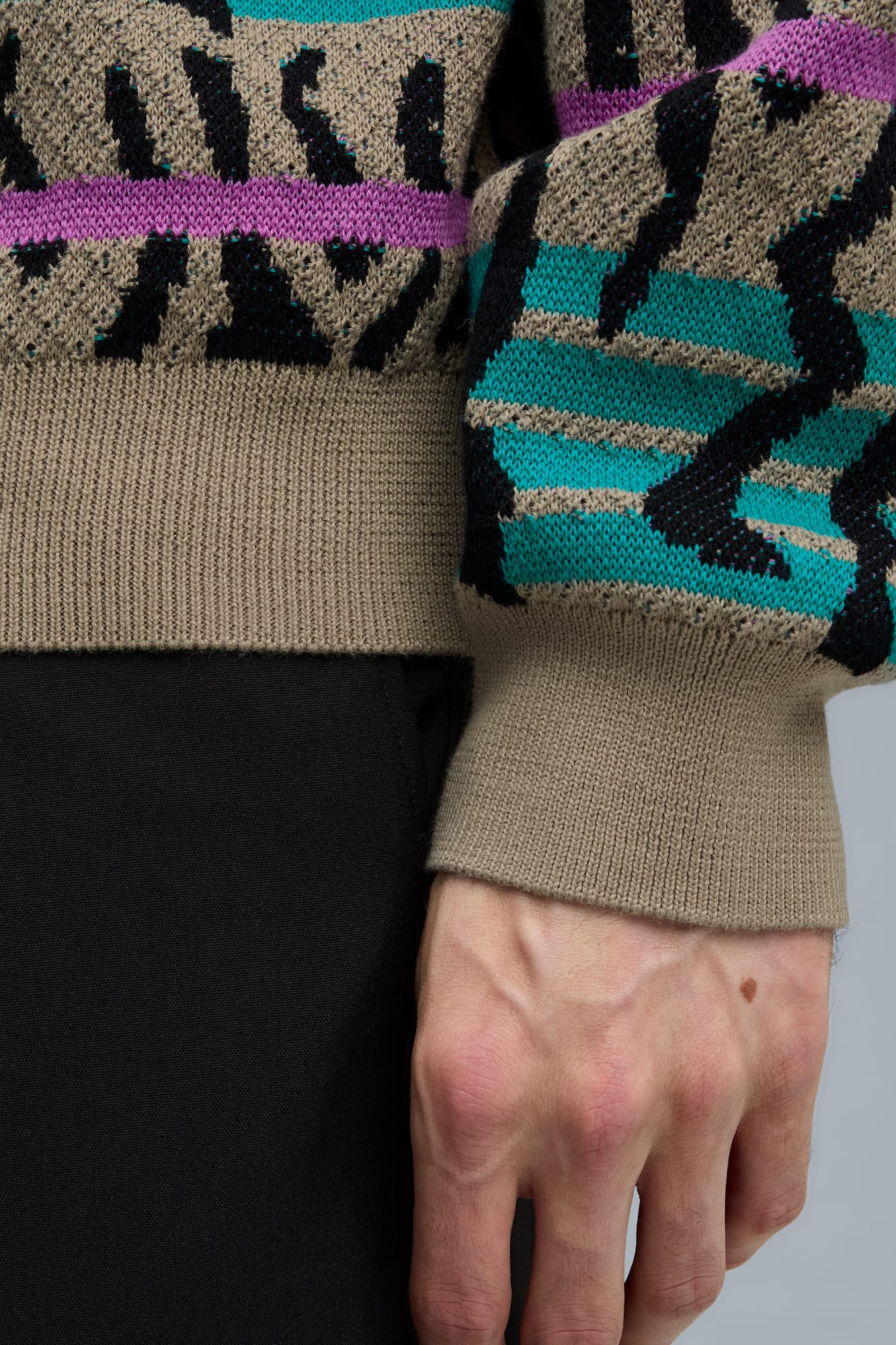Vintage Men's Knit Sweater - 7