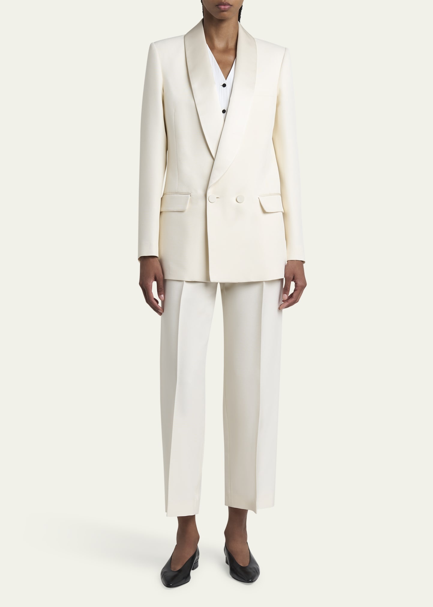 Doreen Double-Breasted Wool Jacket - 2