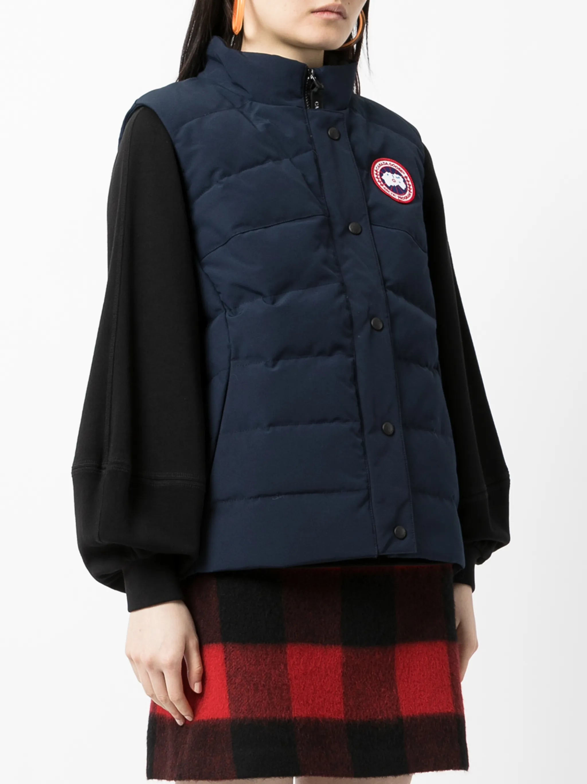 Blue Logo Patch Padded Gilet - 3