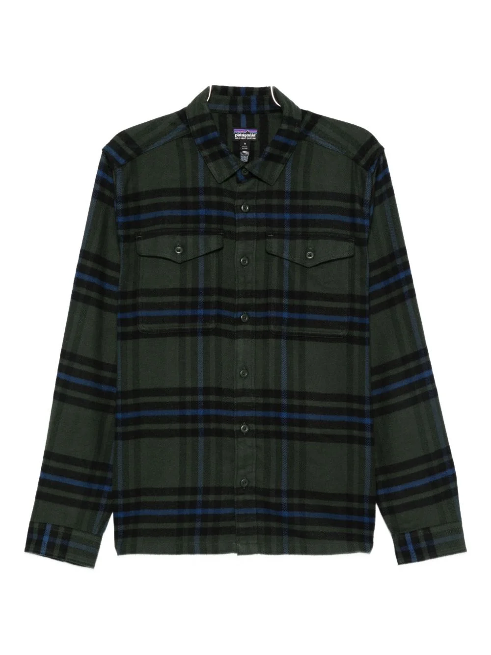 checked pocketed shirt - 1