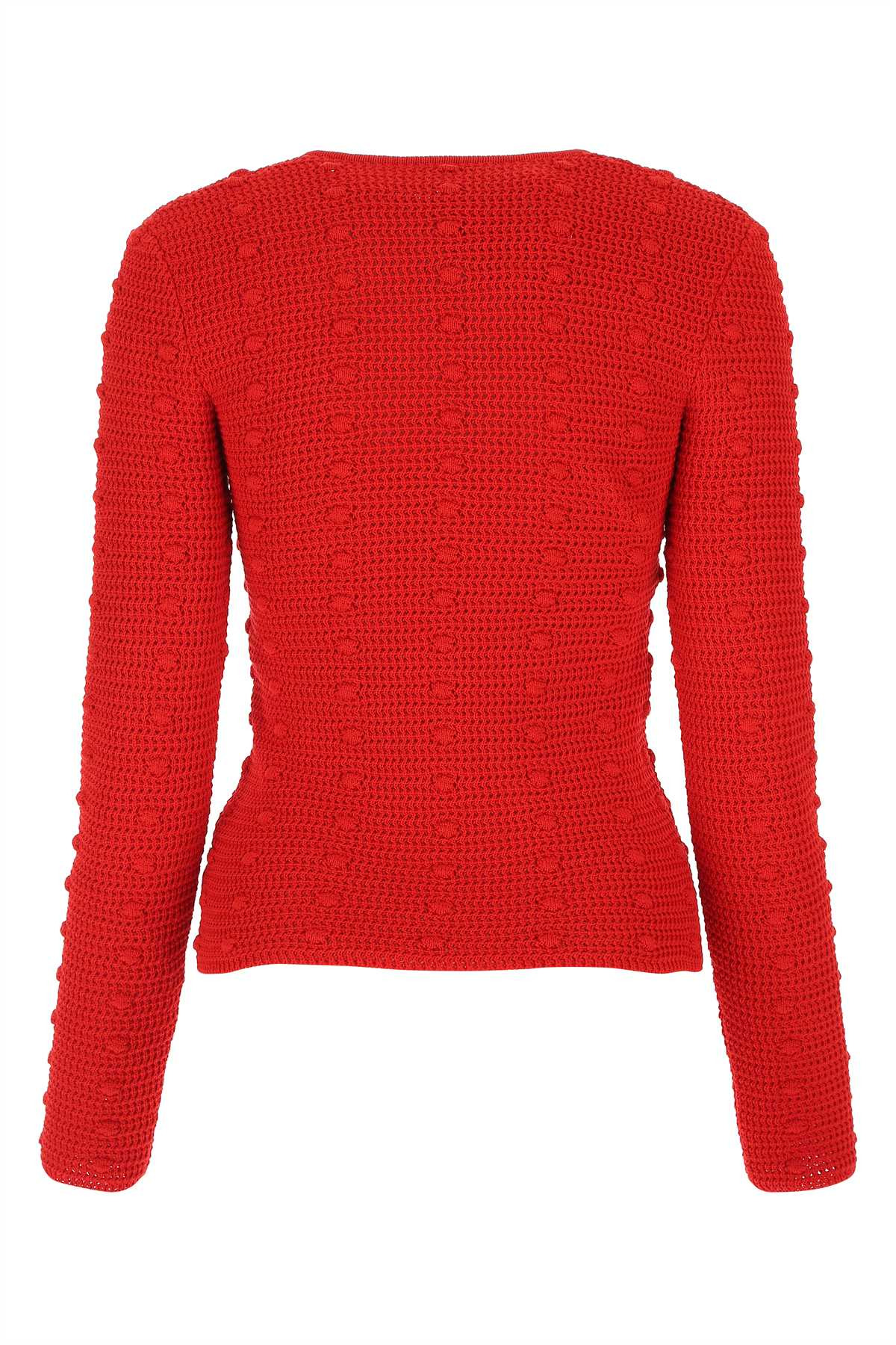 Bottega Veneta Women Red Cotton Sweater - 2