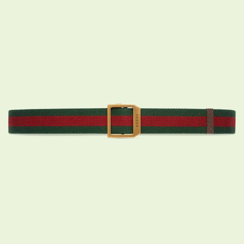 Web belt with rectangular buckle 1