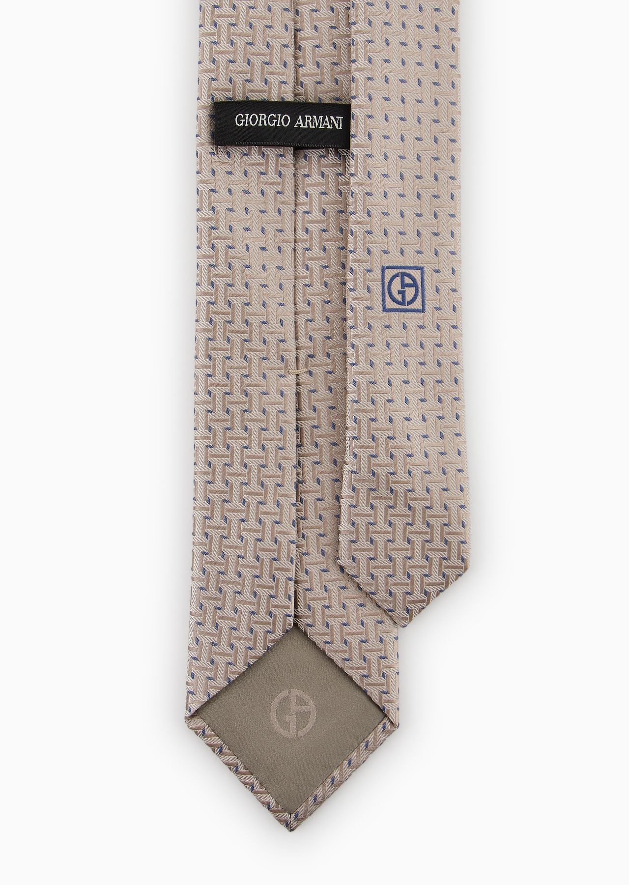 Pure silk jacquard tie - 2