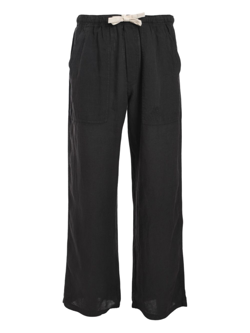 drawstring-waistband trousers - 1
