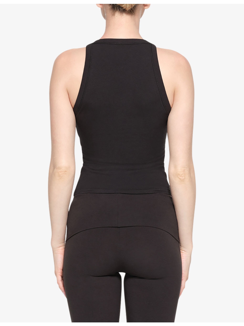 Cotton Jersey round-neck stretch-cotton tank top - 3