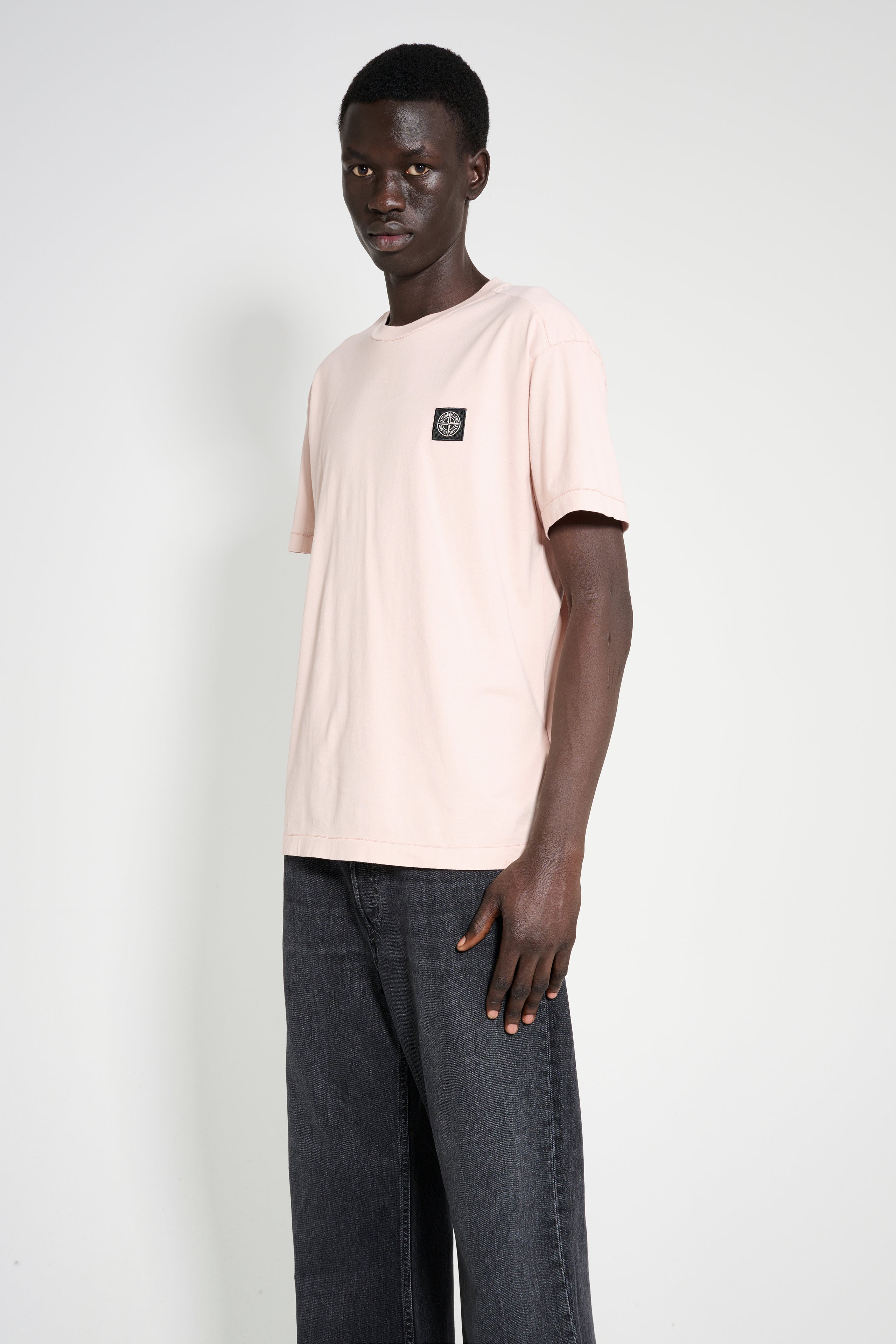 STONE ISLAND T-SHIRT ANTIQUE ROSE - 2