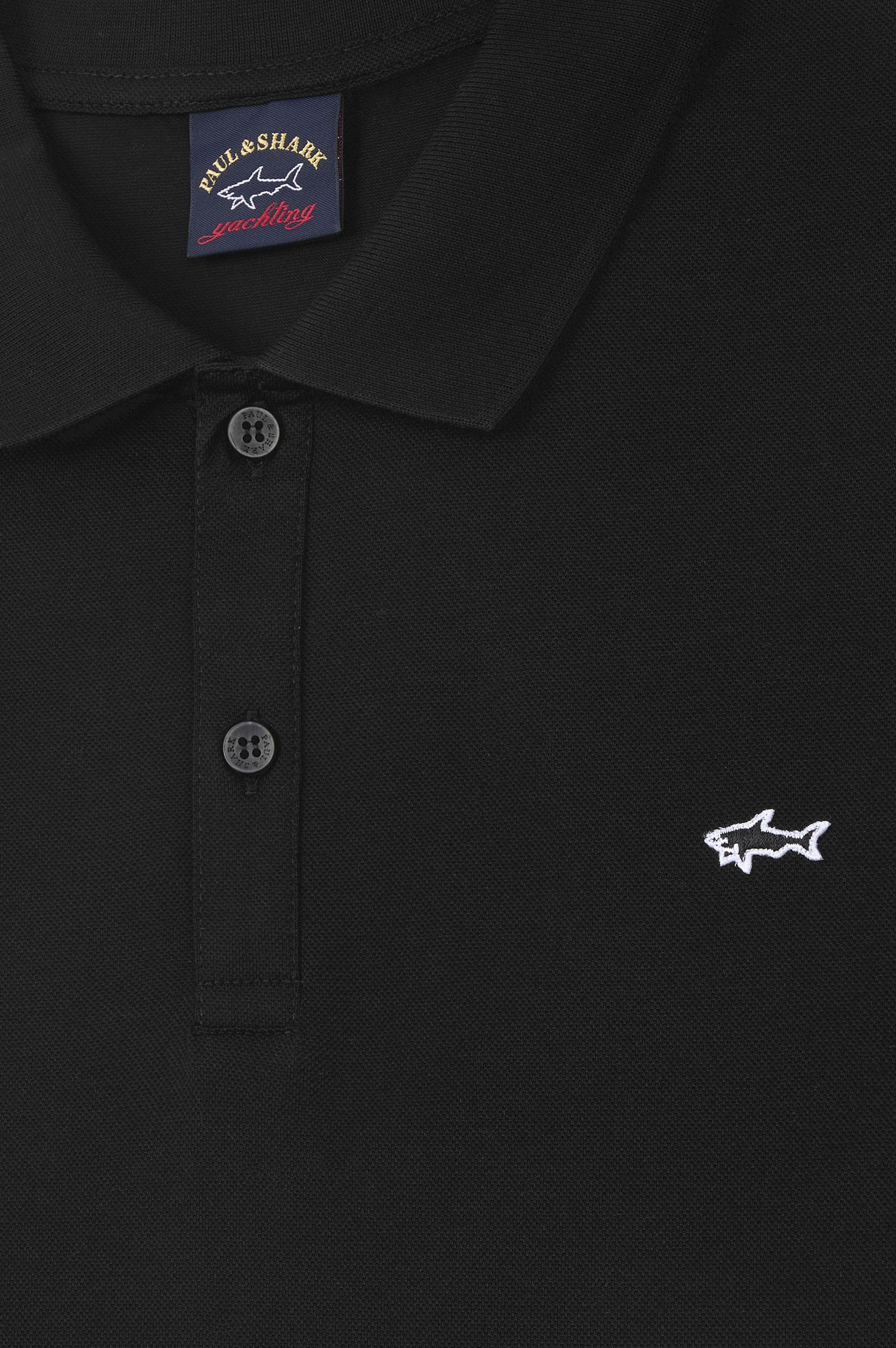 ORGANIC COTTON PIQUÉ POLO WITH SHARK BADGE - 5