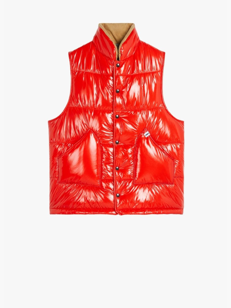 OSAKA BRIGHT ORANGE NYLON GILET | GQF-304 1