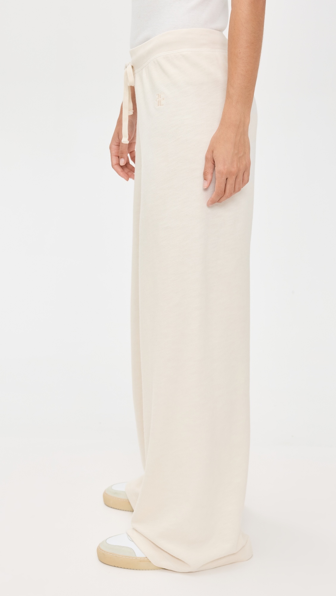 Drawstring Wide Leg Sweatpants - 3