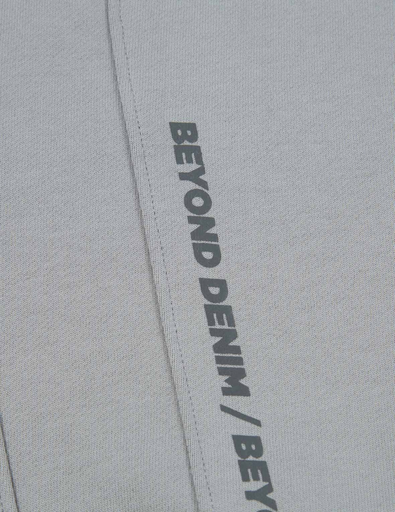 Snow Mountain-pattern Kamon Print Hooded Sweatshirt 6