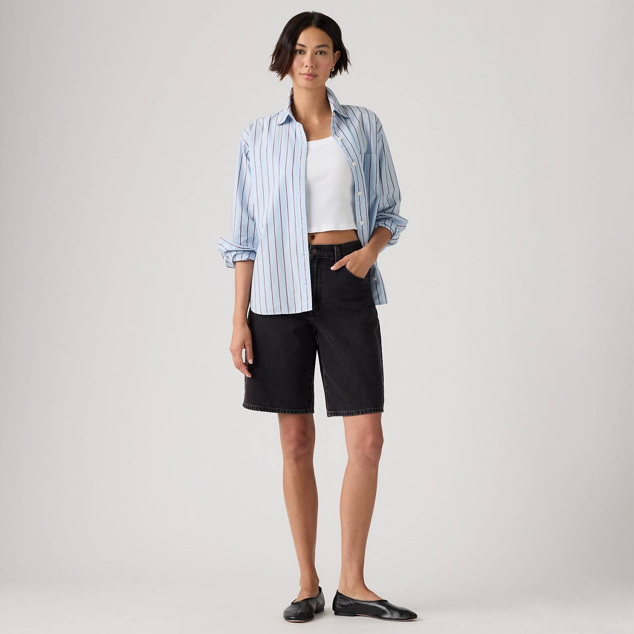 BAGGY DAD WOMEN'S JORTS - 3