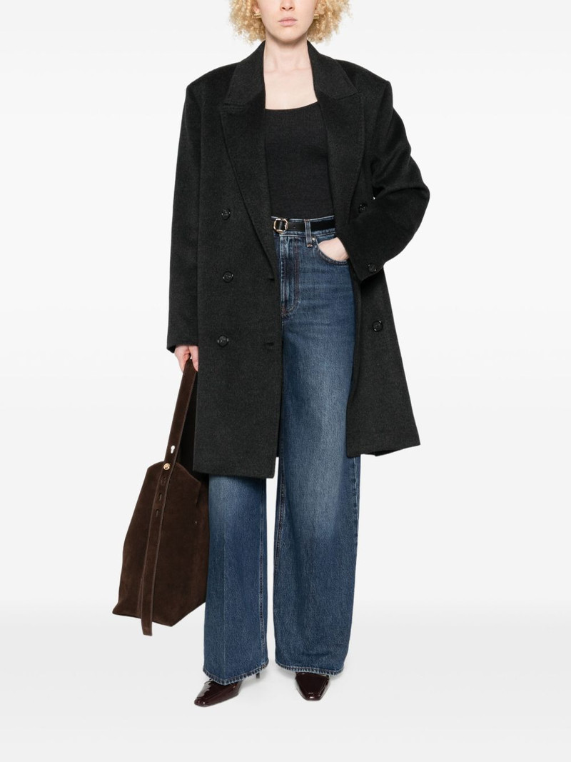 TOTEME double-breasted cashmere coat outlook