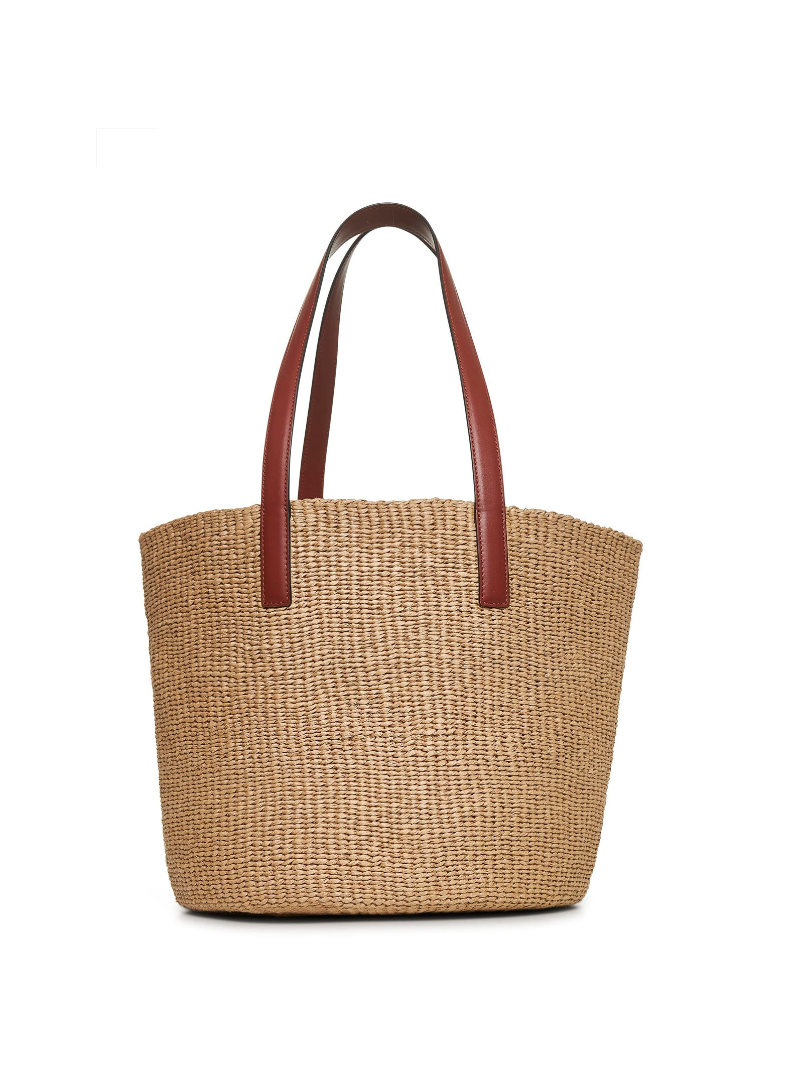 Beige Horse Medal large basket bag - 3