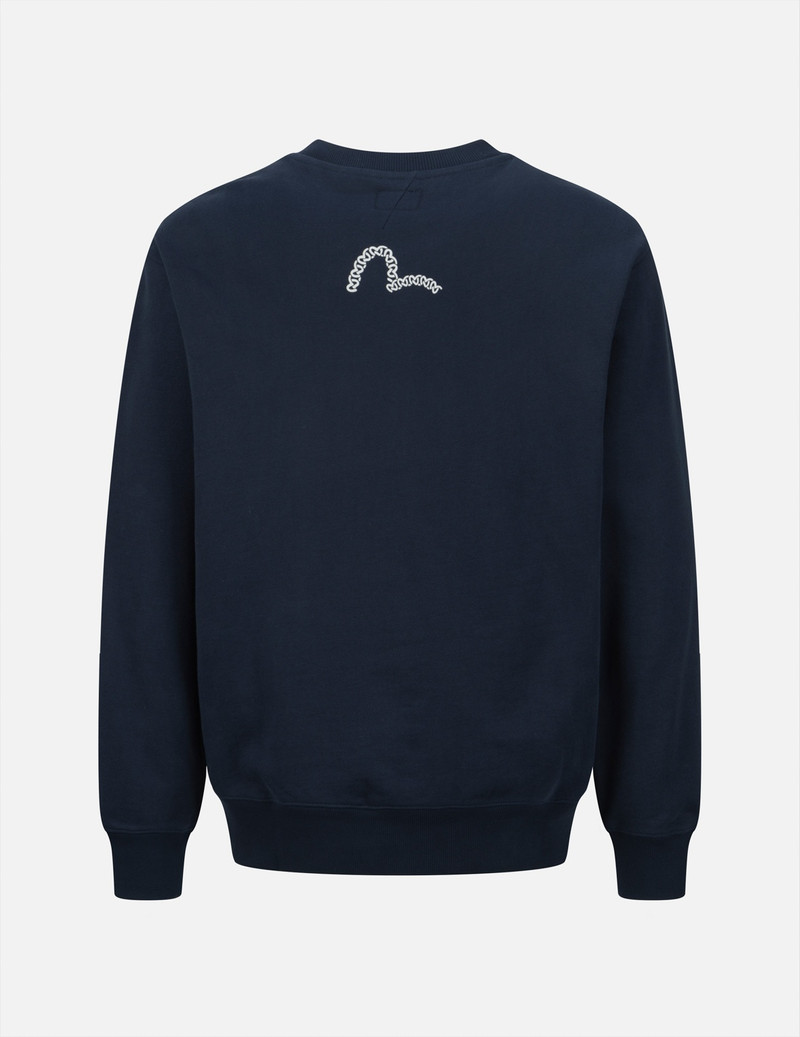 TRIPLE BOX LOGO PRINT RELAX FIT SWEATSHIRT 2