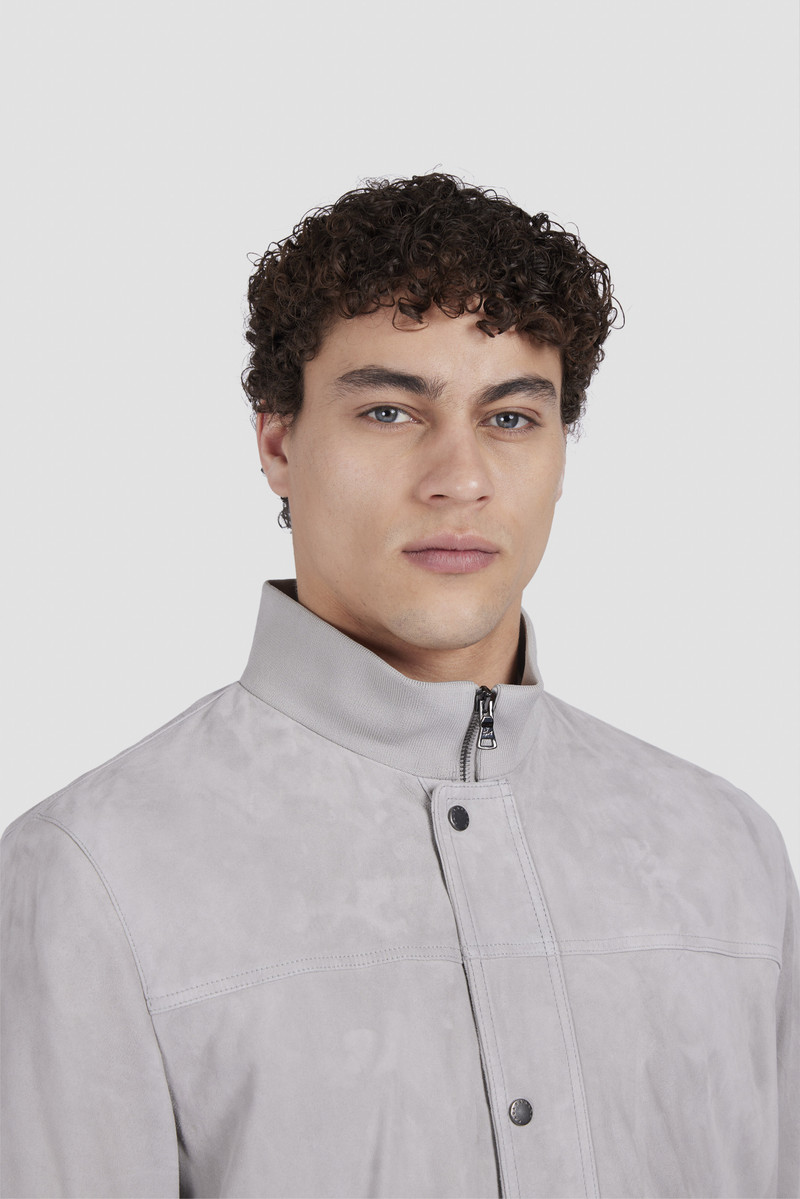 AQUALEATHER SUEDE BOMBER 4