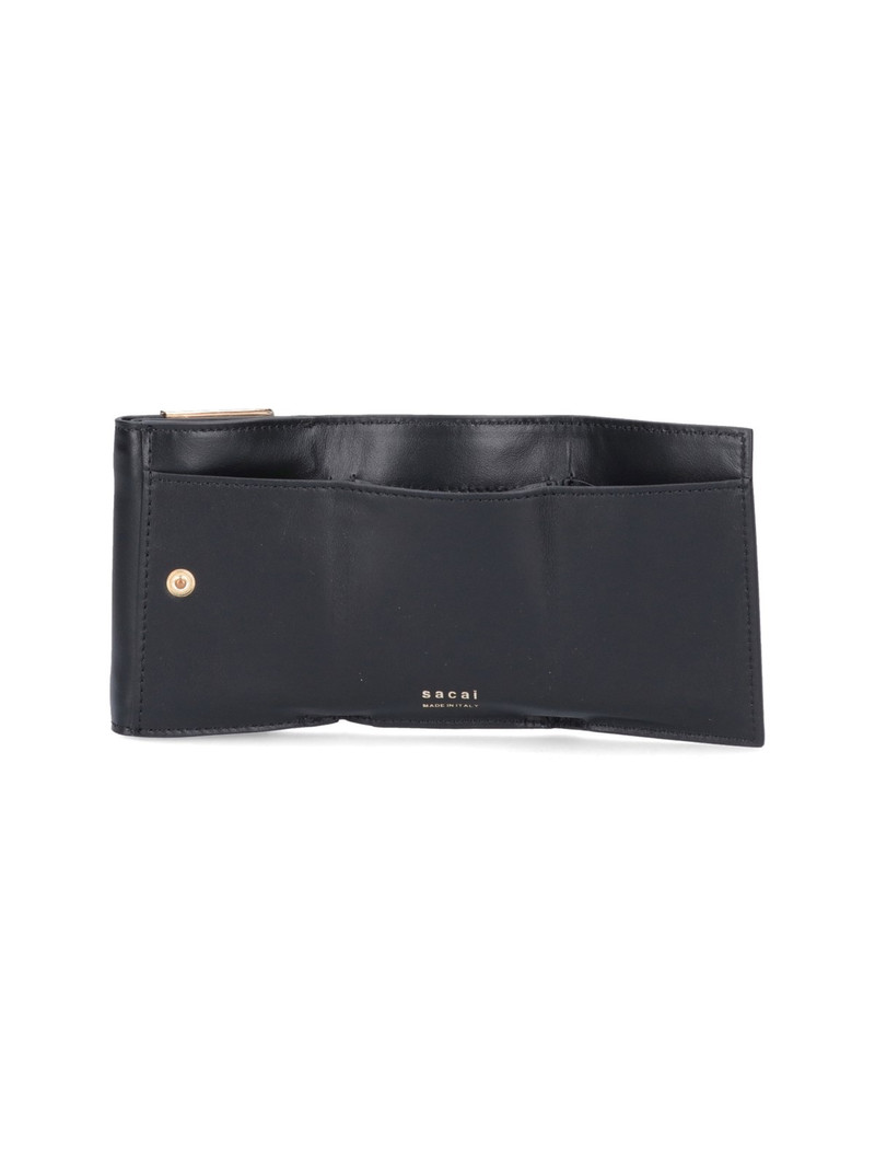 sacai TRIFOLD LOGO WALLET outlook