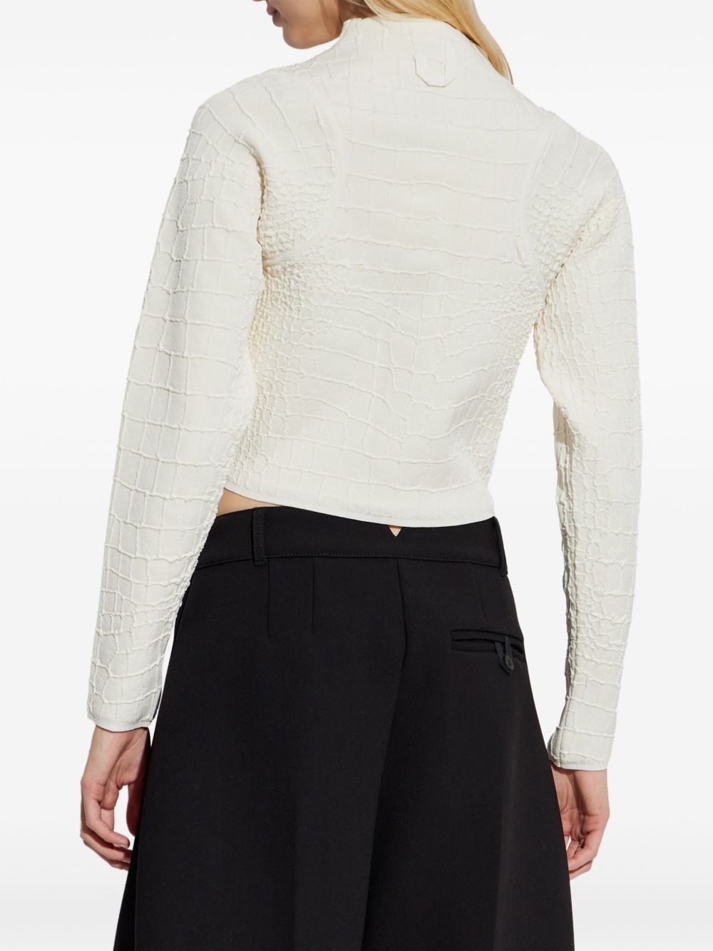 cropped cardigan - 4