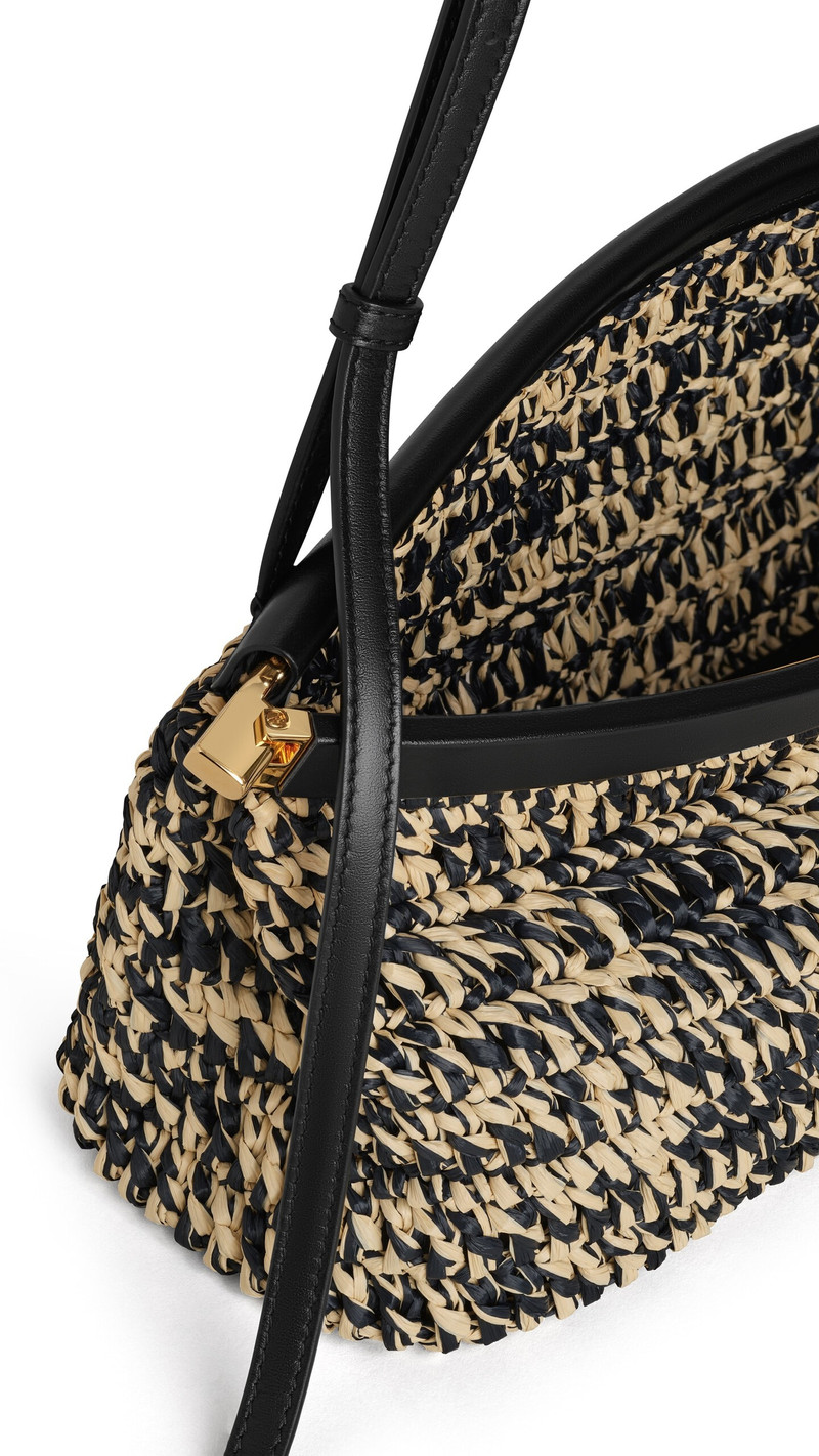 LE CLICK EAST WEST MEDIUM BAG IN RAFFIA 3