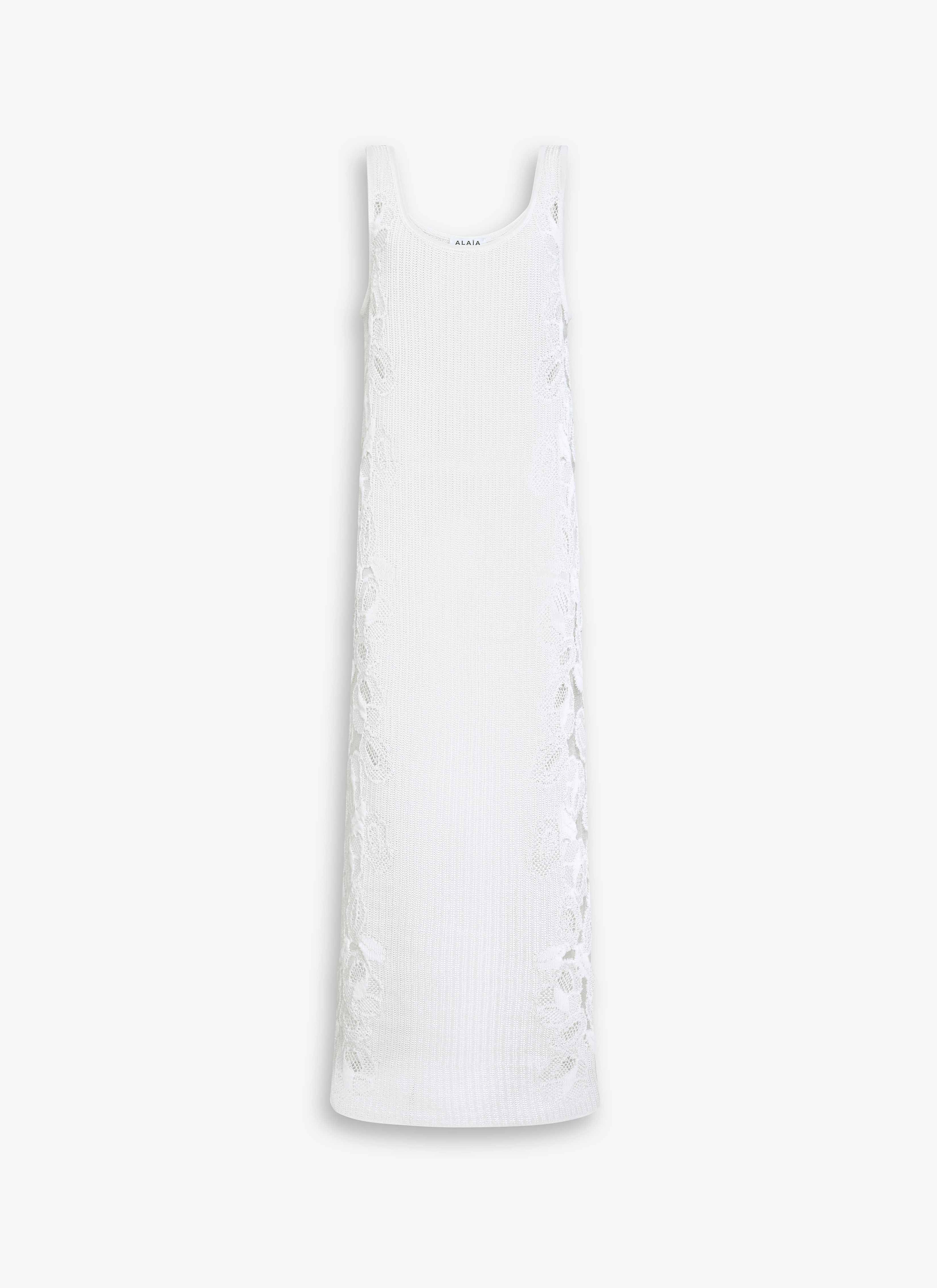 GUIPURE LACE FLOWER DRESS - 1