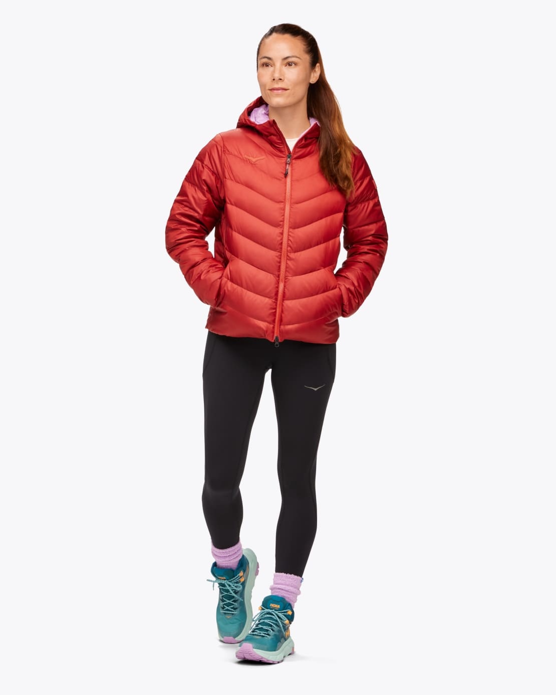 Women's Hooded Down Jacket - 3