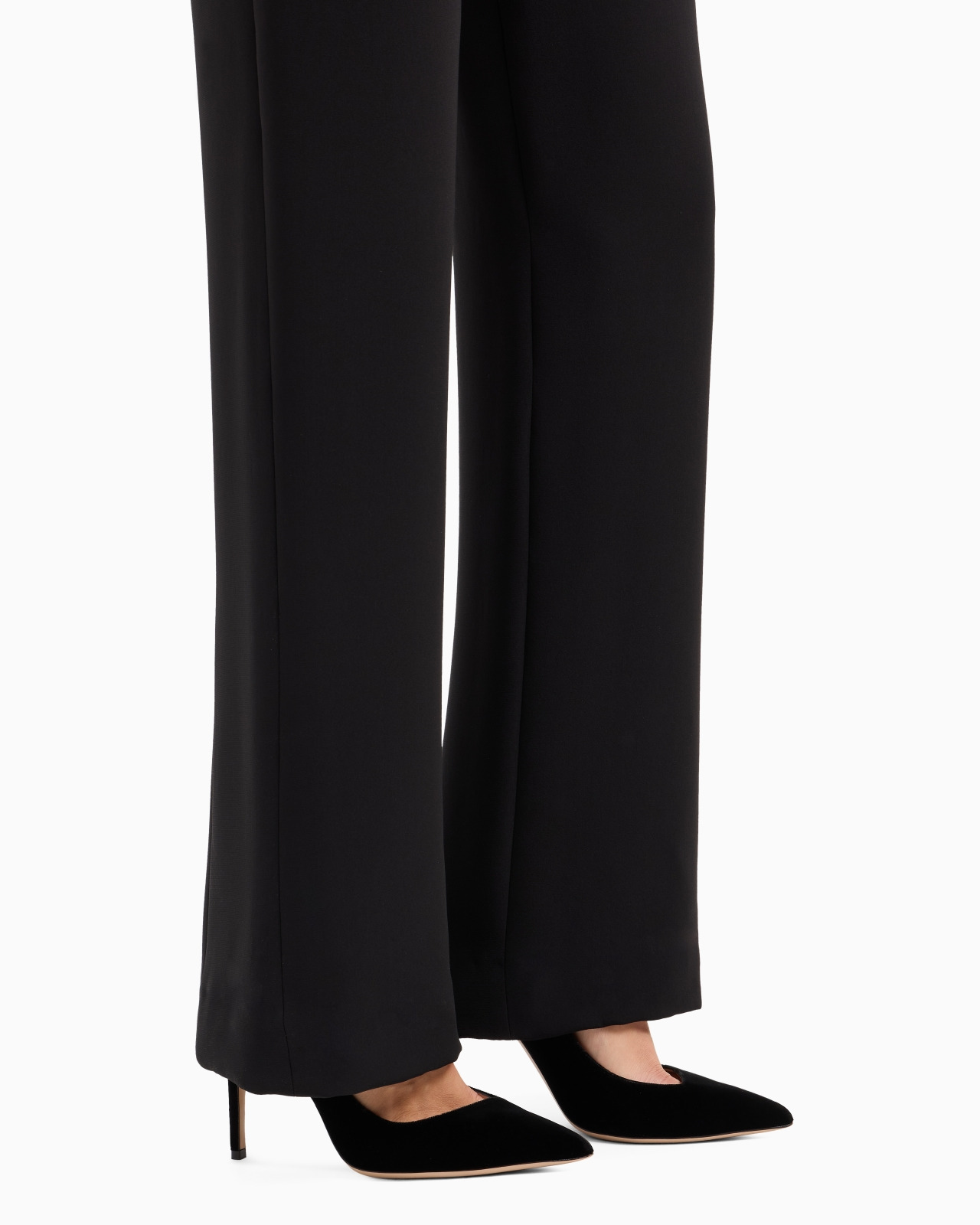 Wide-leg silk trousers - 5