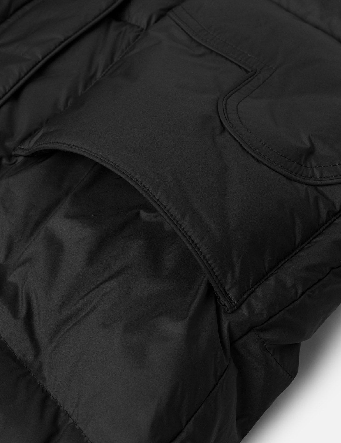 Seagull and Logo Embroidery Fashion Fit Down Jacket with Detachable Hood - 15