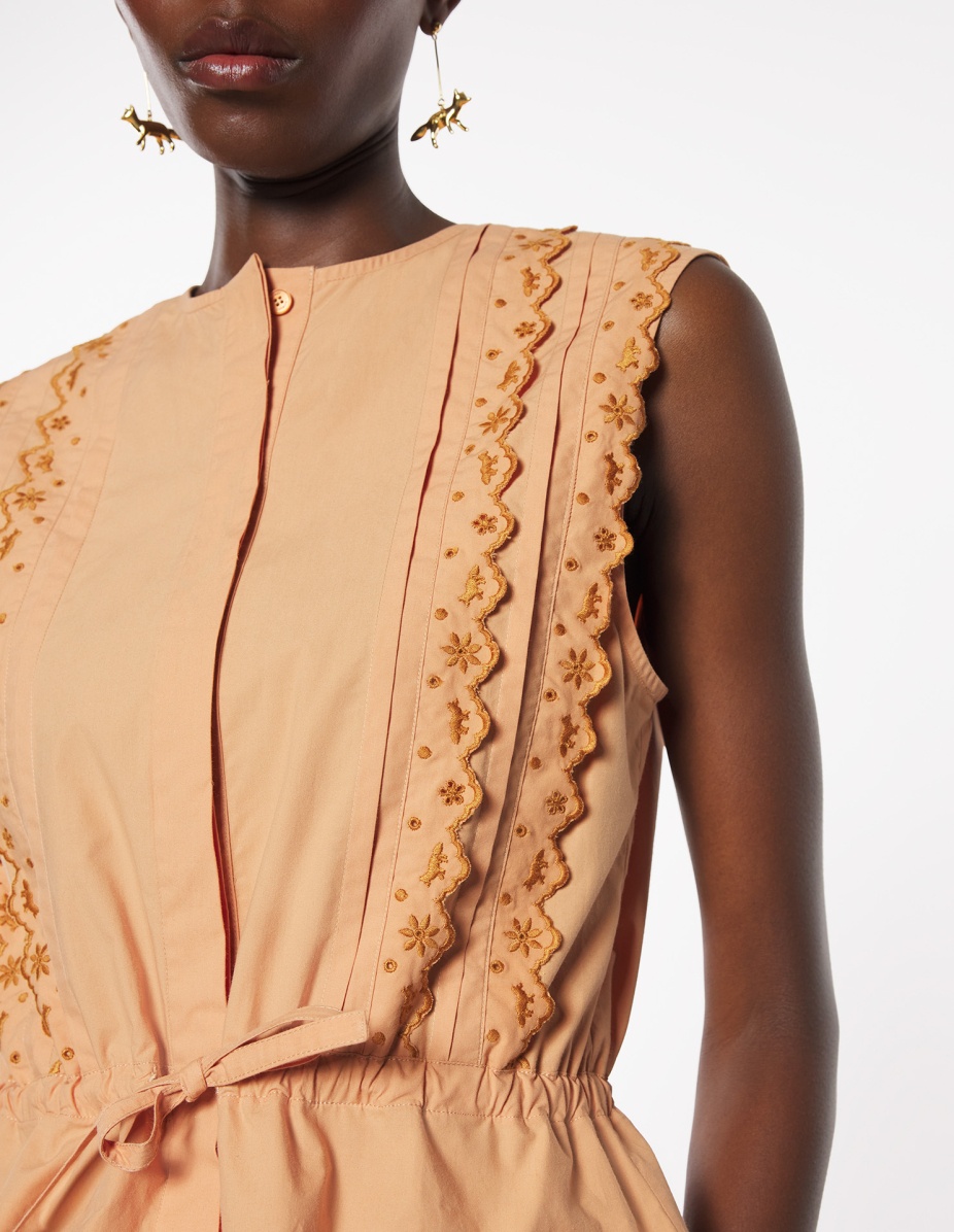 CRAFTED EMBROIDERY SLEEVELESS TOP - 4