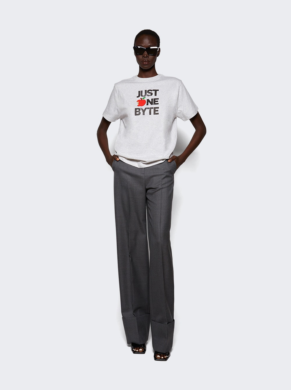 X Disney Just One Byte Boxy Tee Grey - 5