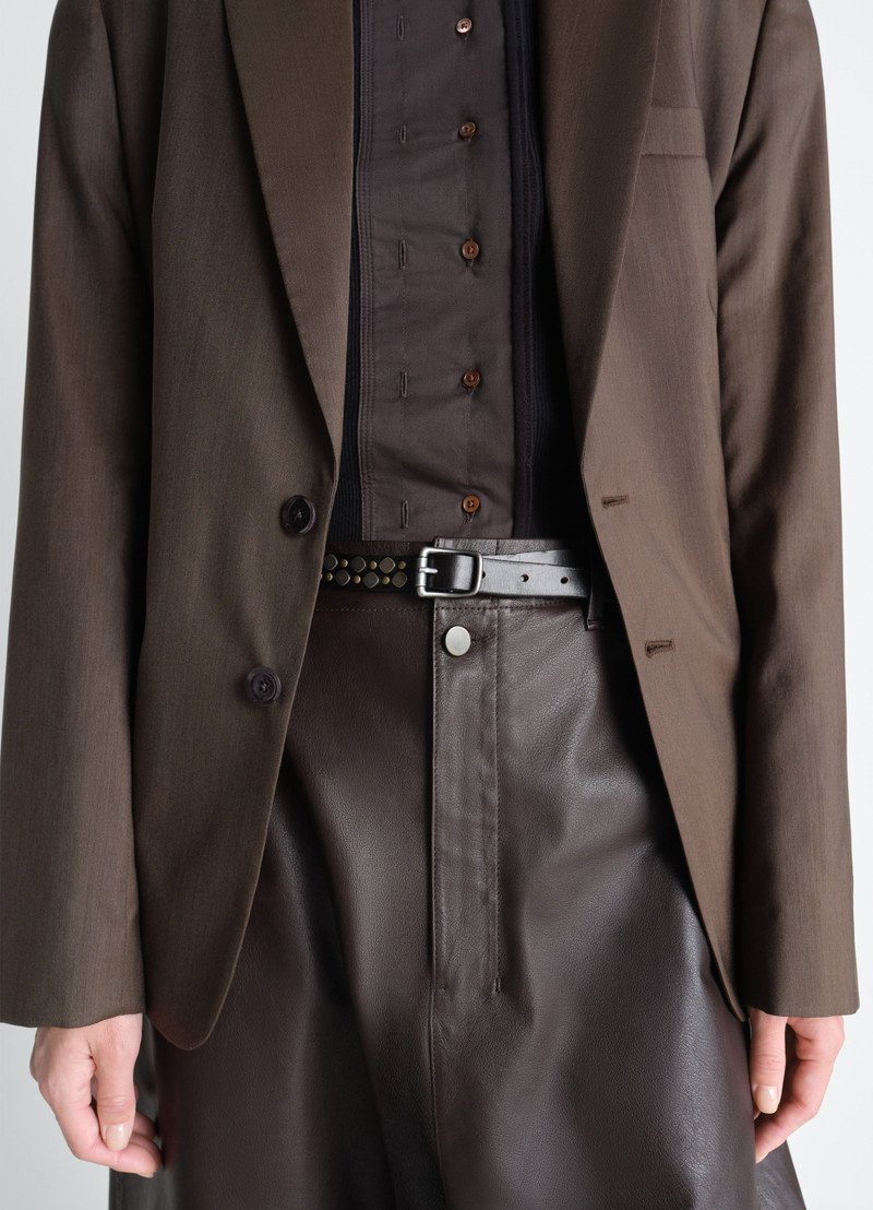 Lemaire RIO STUDS BELT 20 MM IN LEATHER outlook