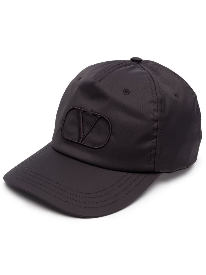 embroidered logo cap - 1