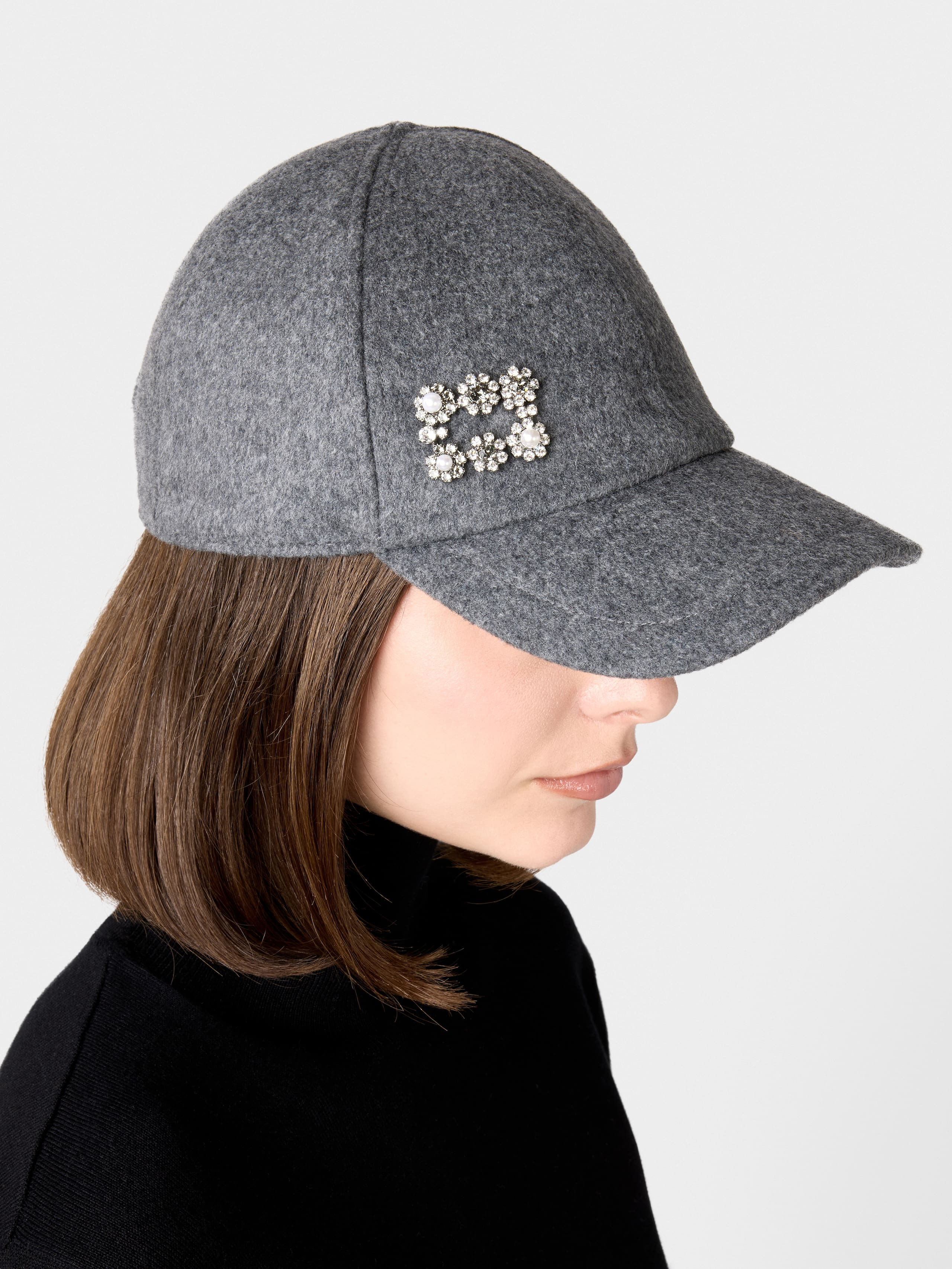 Efflorescence Baseball Cap in wool - 5