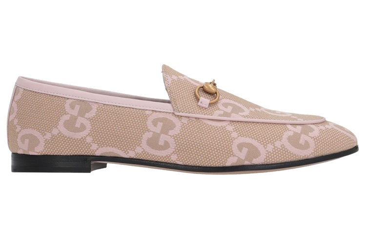 (WMNS) Gucci Jordaan Jumbo GG Loafers 'Pink' 431467-FABB1-8869 - 2