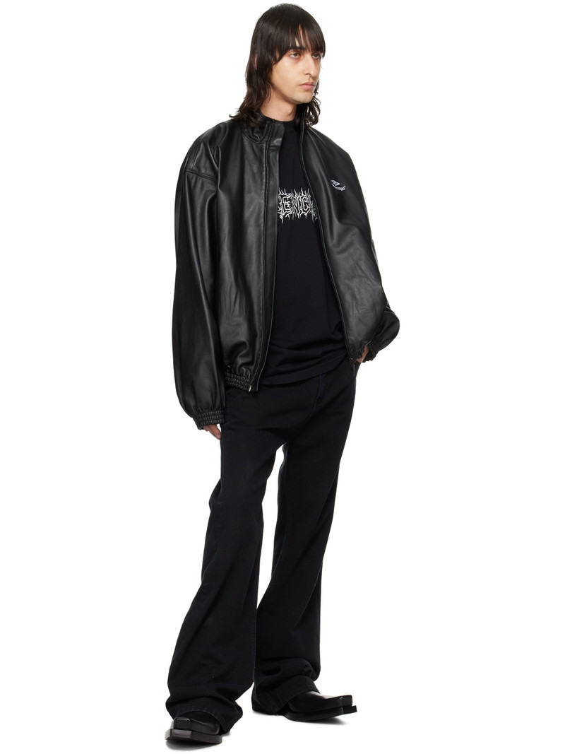 BALENCIAGA Black Darkwave T-Shirt outlook