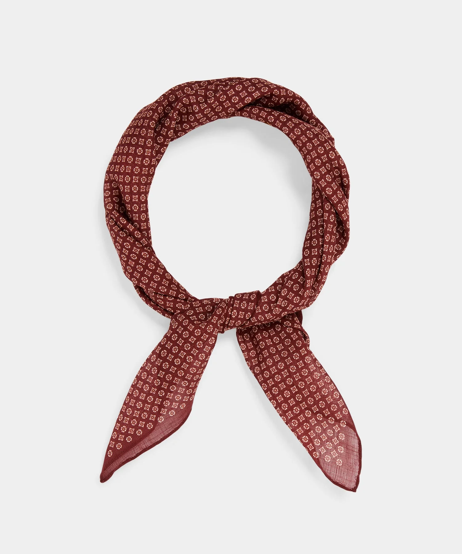 Italian Micro Geo Neckerchief - 1