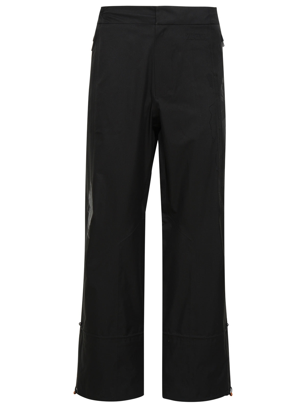 ZEGNA Man Pantalone Tecnico In Nylon Nero - 1