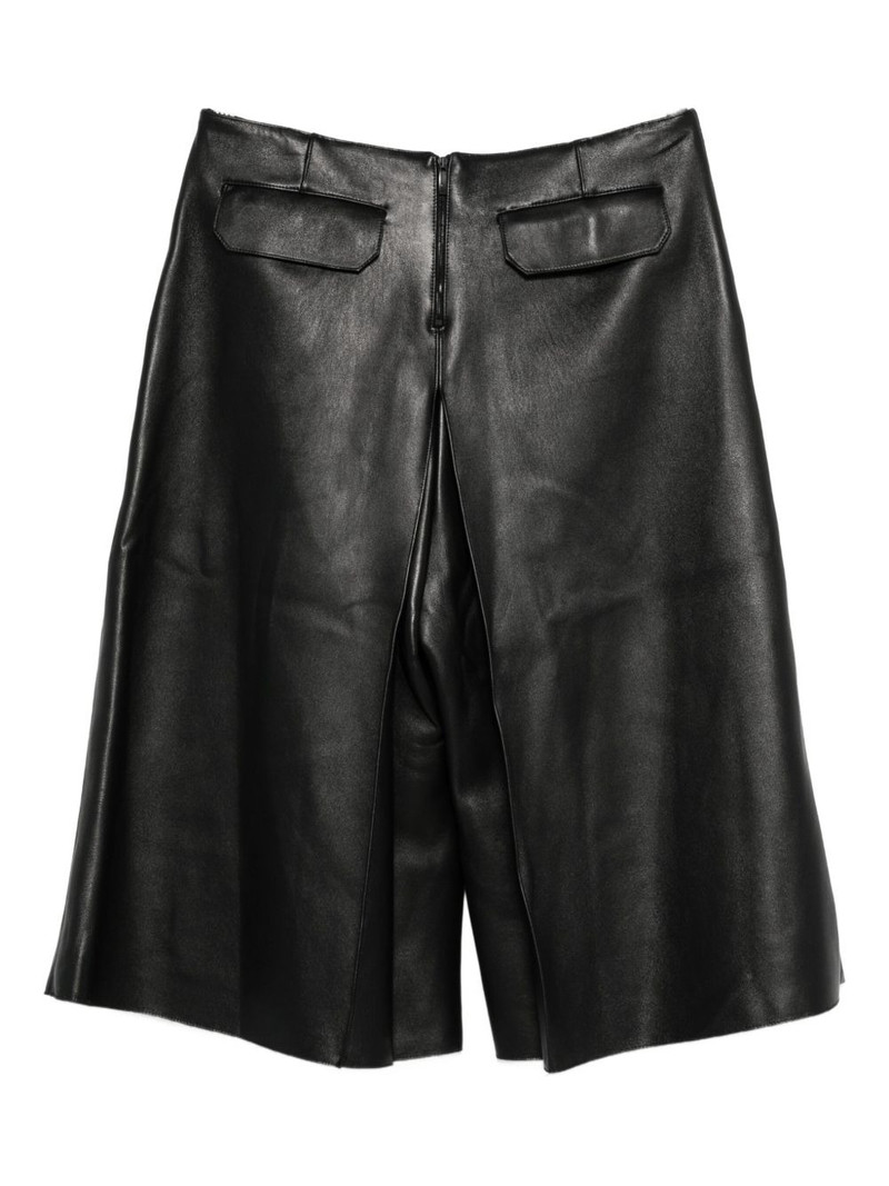David Koma leather culottes outlook