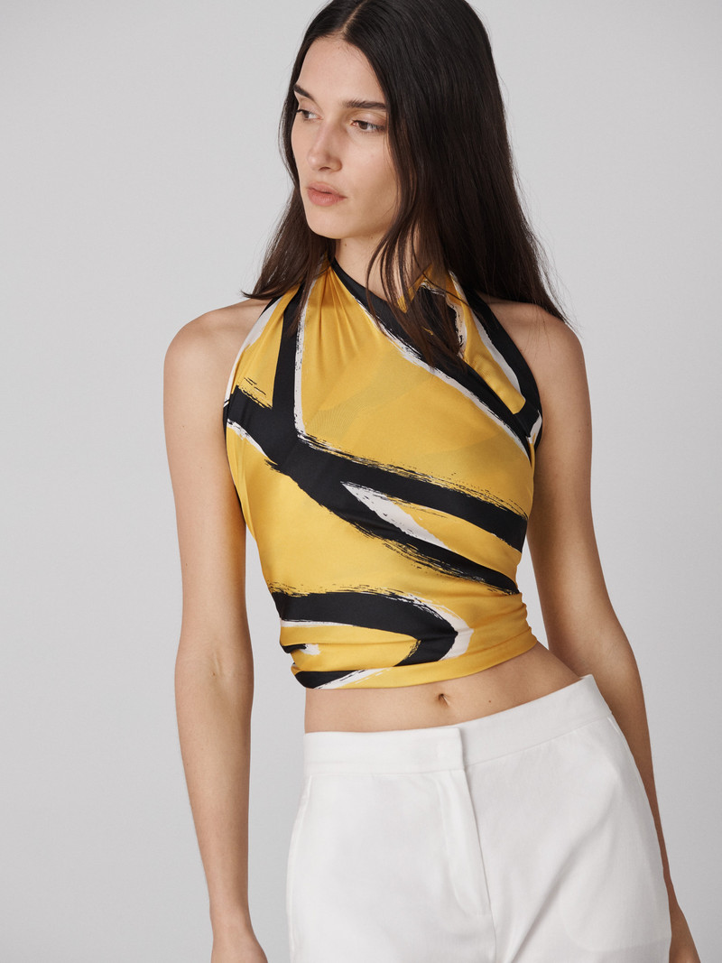 DIANE VON FURSTENBERG Flag Silk Scarf outlook