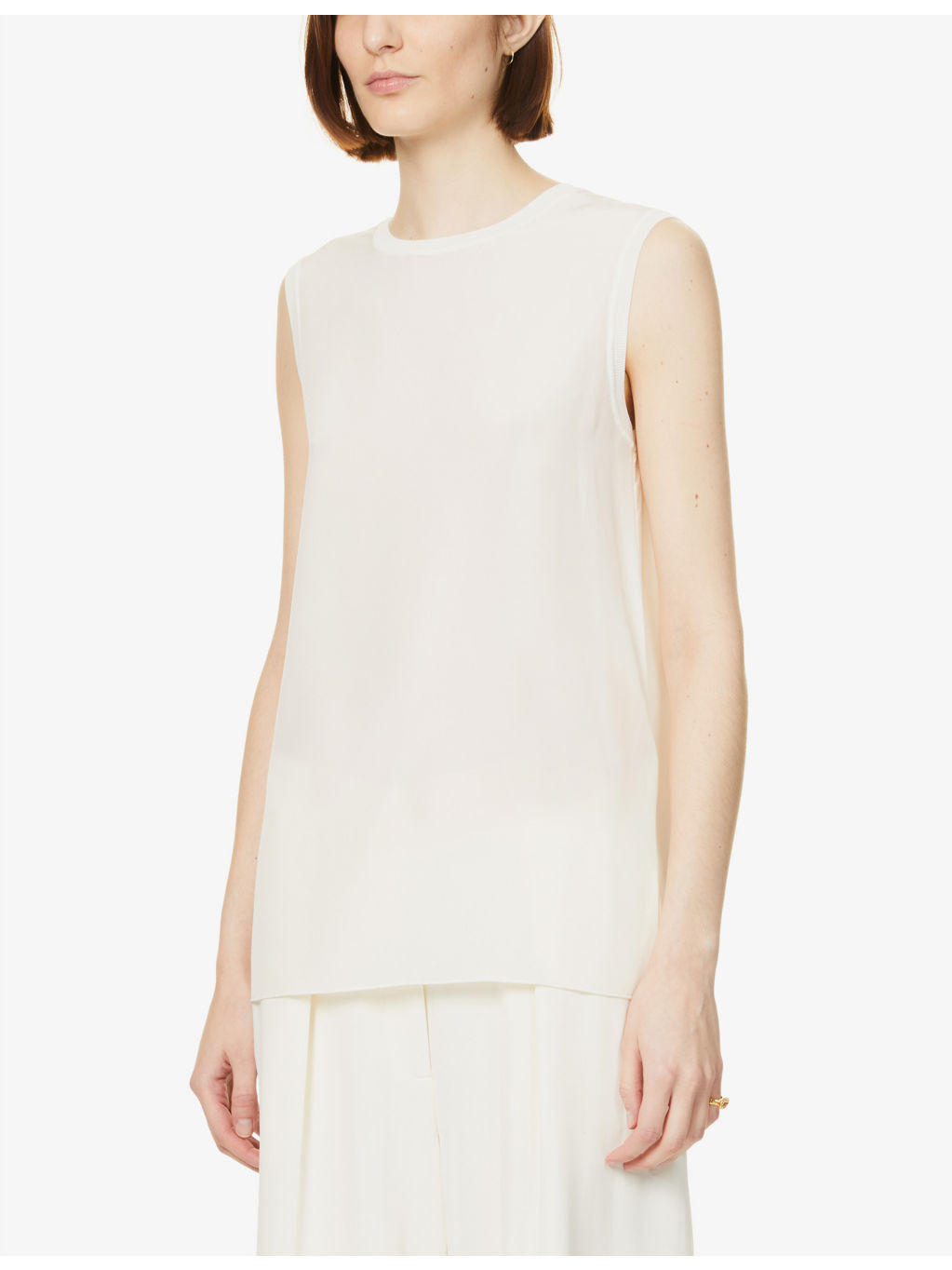 Bley sleeveless silk top - 3