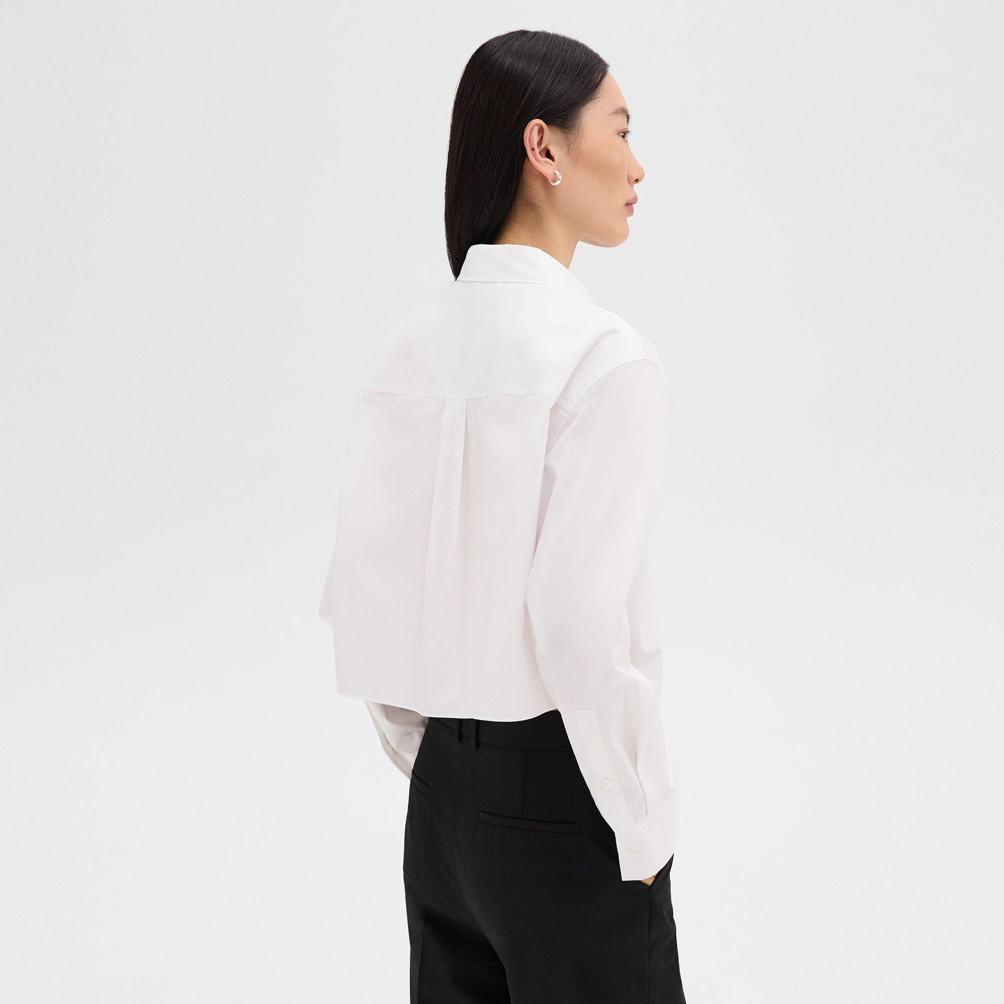 Cropped Shirt in Good Cotton - 4