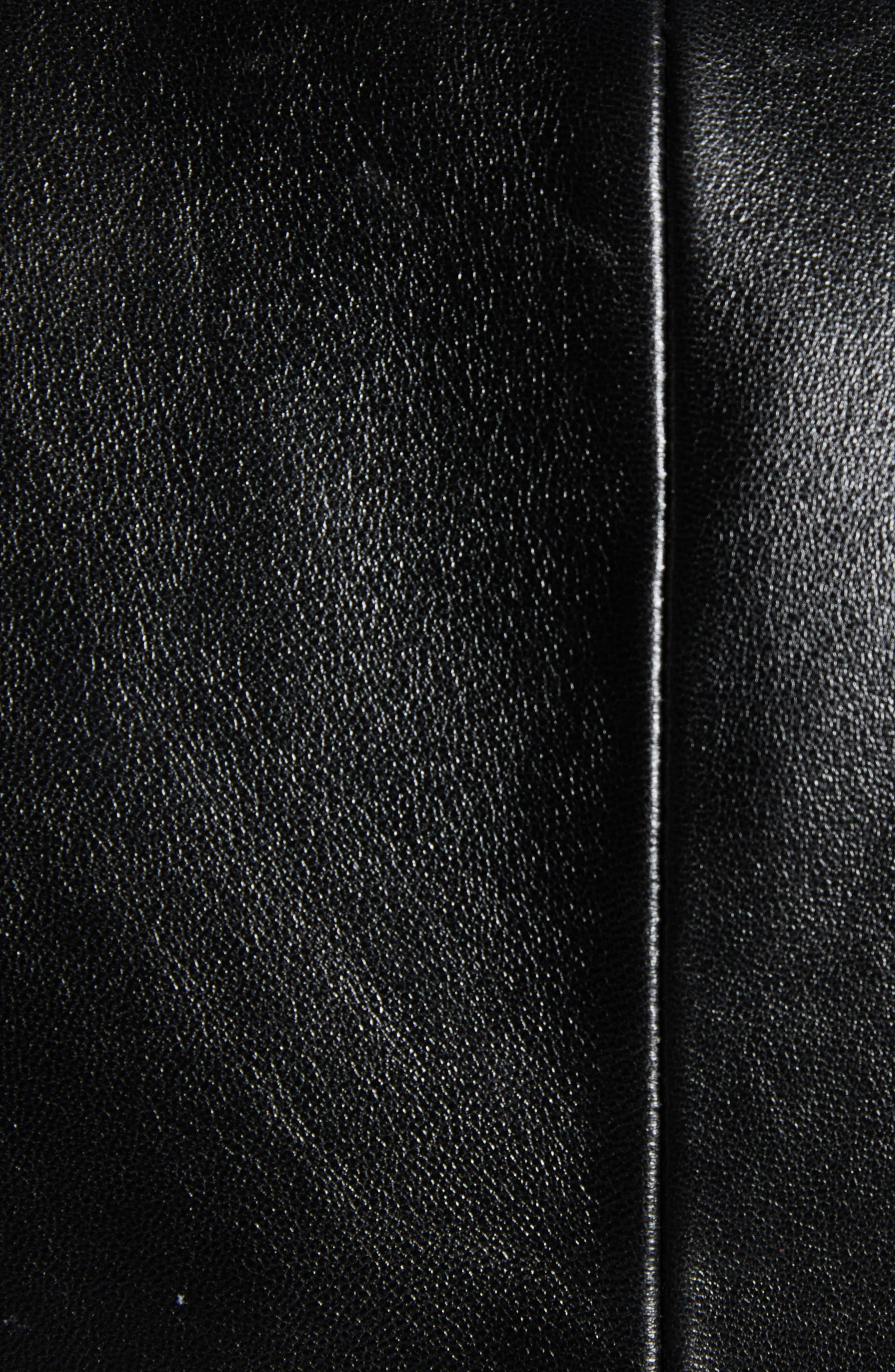 TOM FORD Glossy Plongé Lambskin Leather Waistcoat in Lb999 Black at Nordstrom - 6