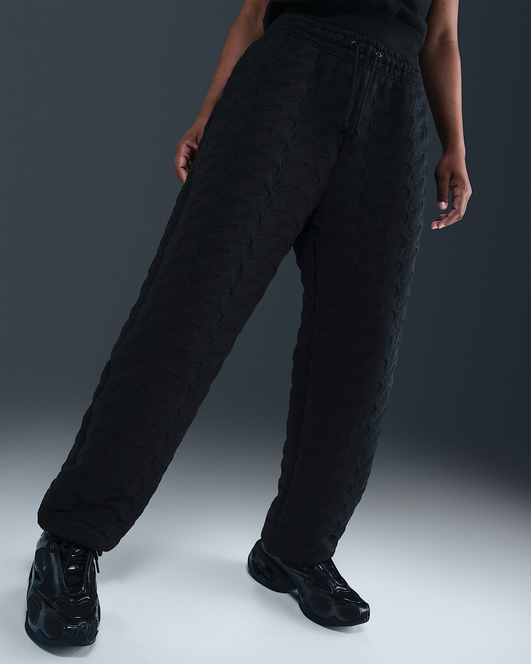 Nike Sportswear Phoenix Fleece Women's Oversized High-Waisted Jacquard Pants - 2