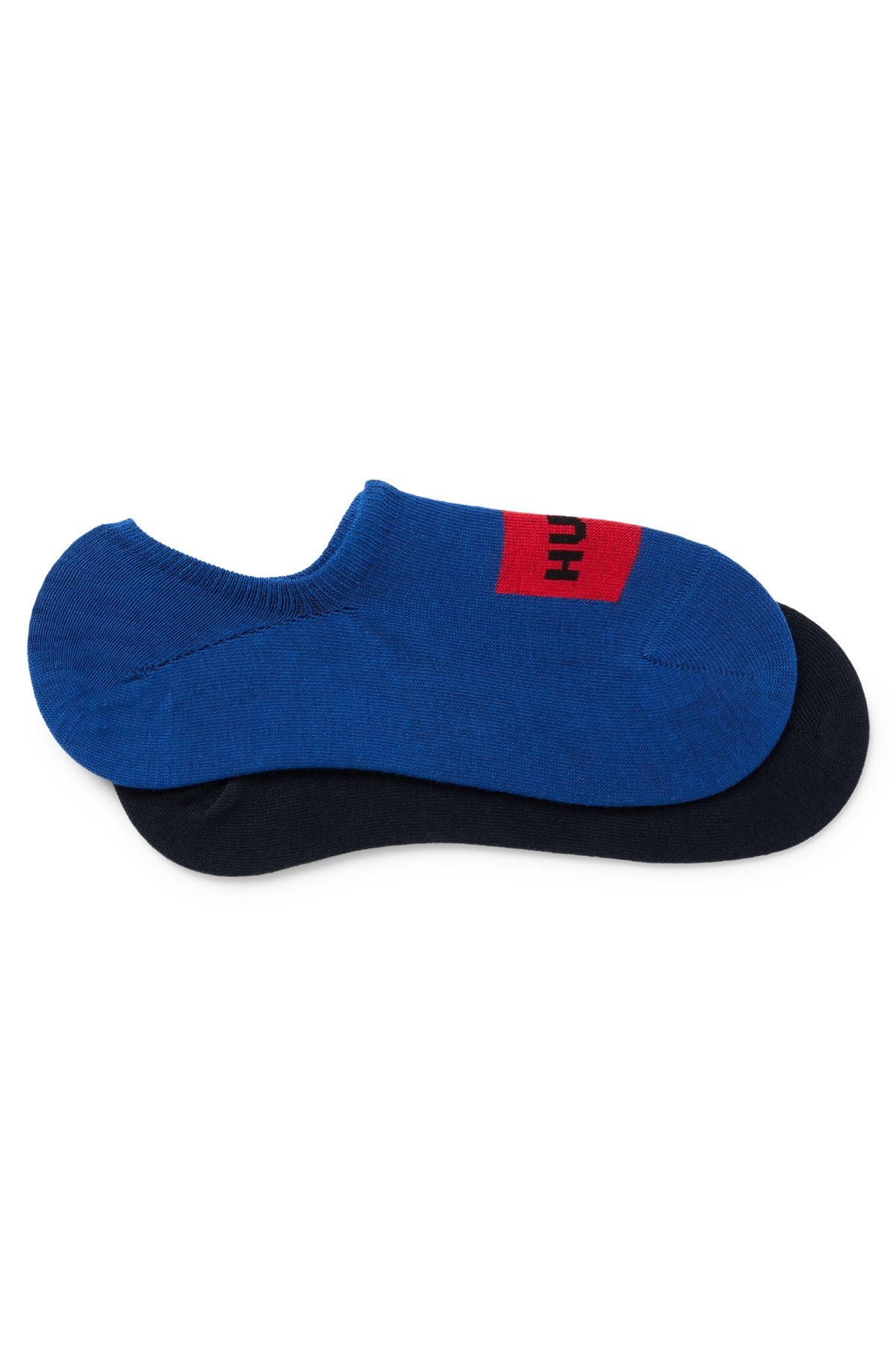 TWO-PACK OF INVISIBLE SOCKS WITH WOVEN LOGO PATCH - 1