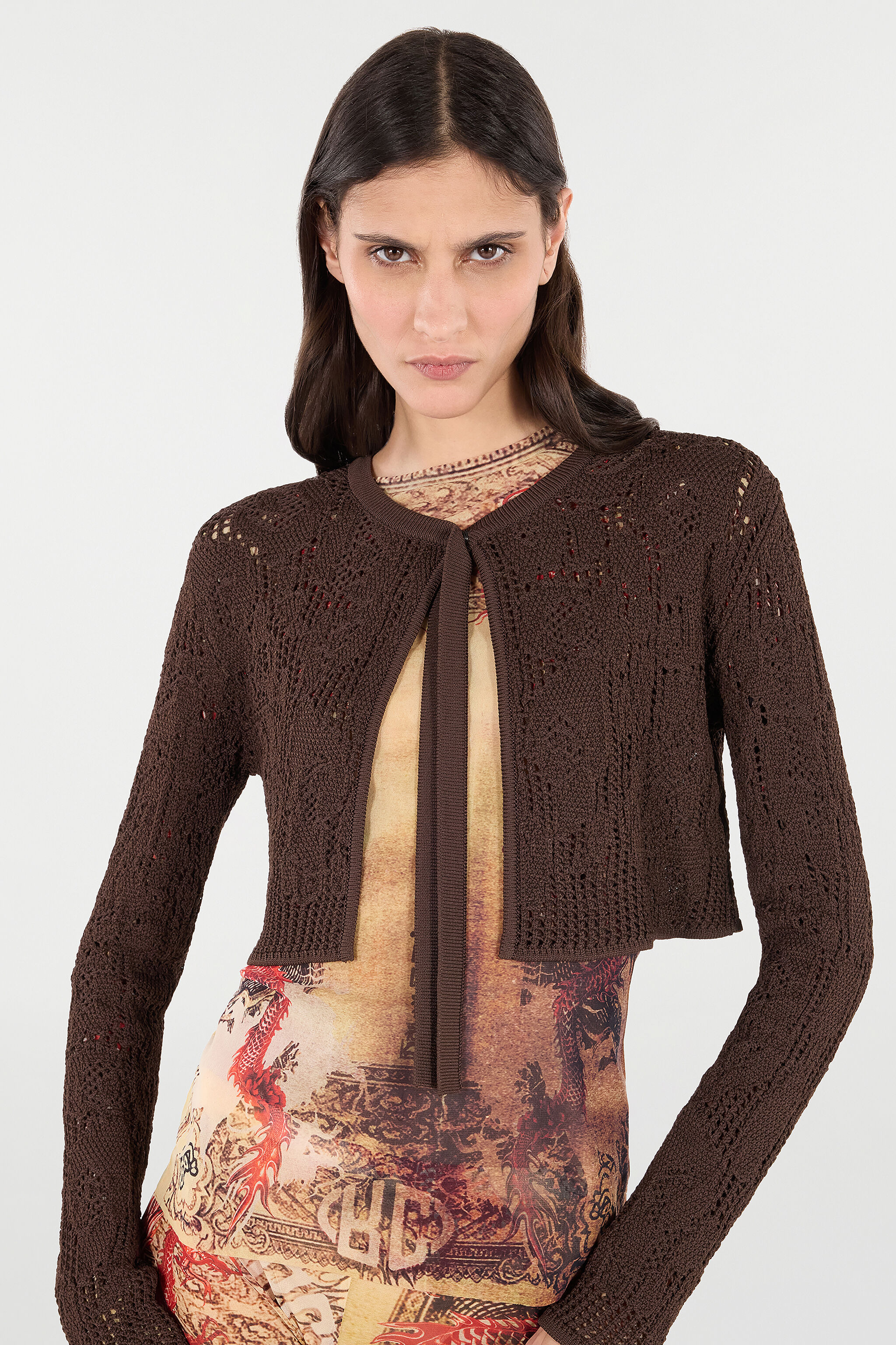 Crochet Effect Crop Top - 5